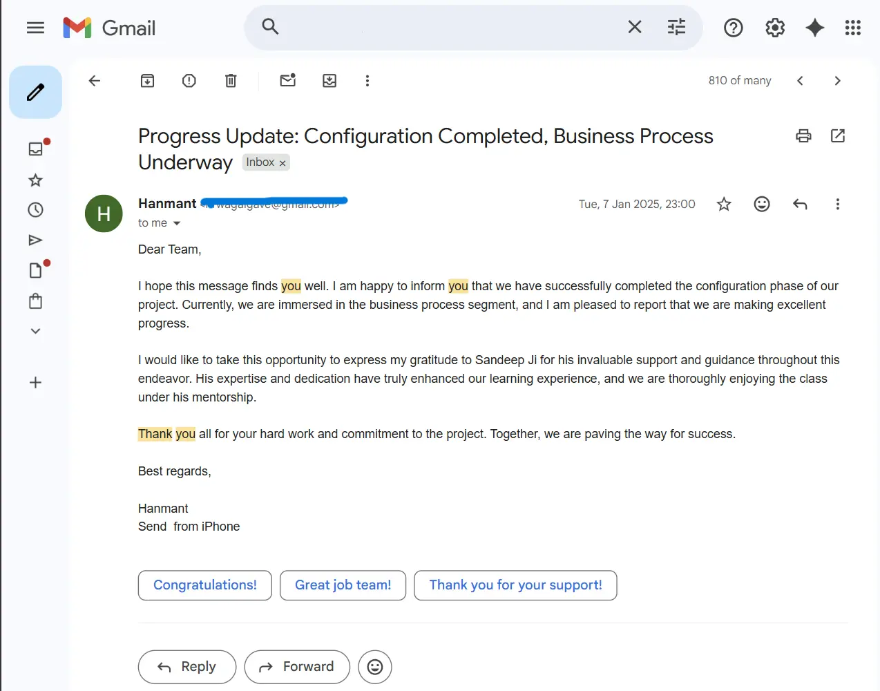 Email 1
